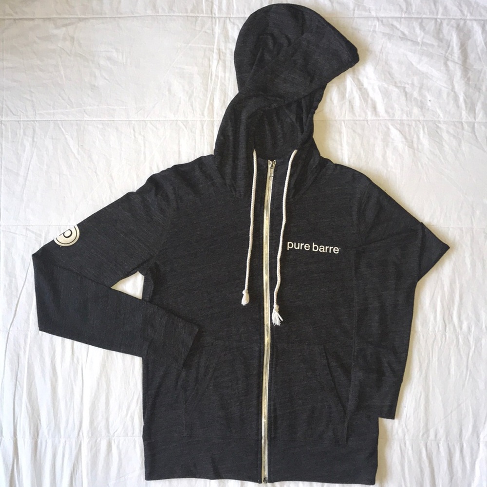 Pure Barre zip-up hoodie